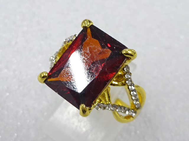 COLORED STONE FASHION RING / JP SIZE 19